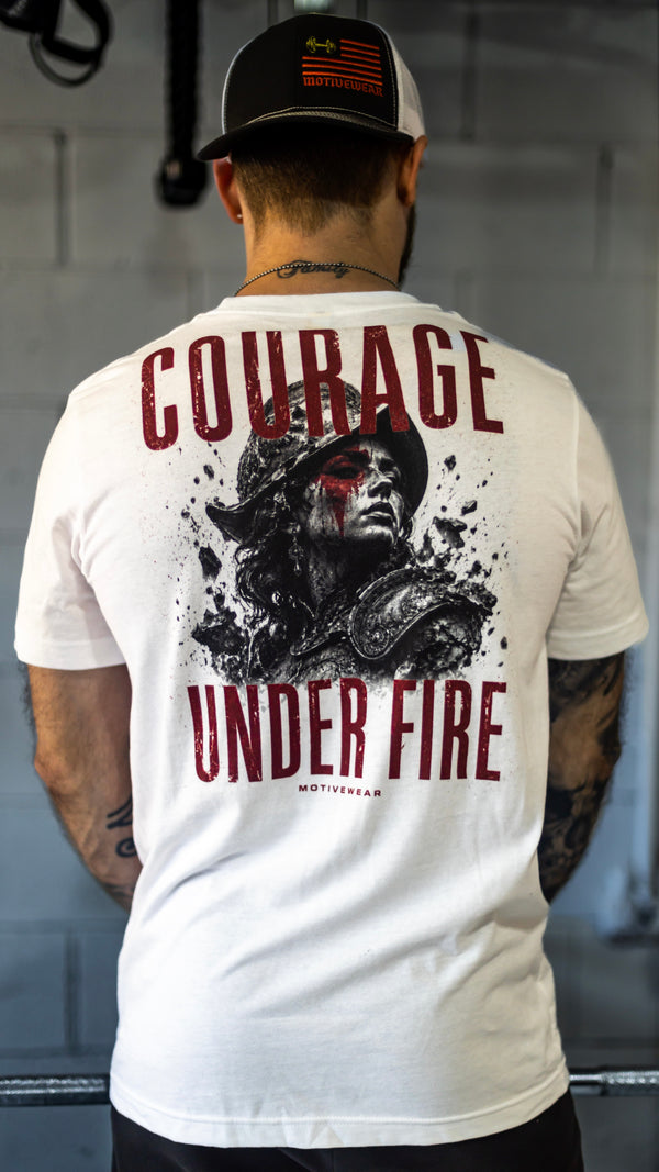 MOTIVEWEAR® Men's "Courage Under Fire" Premium Tee