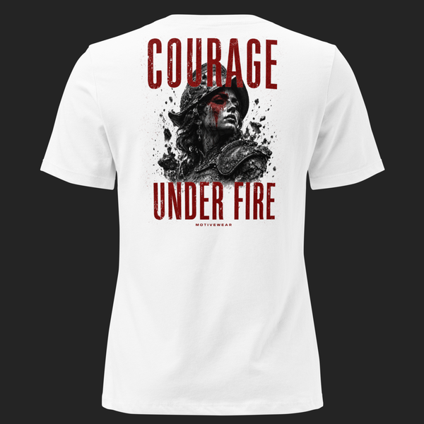MOTIVEWEAR® Women's "Courage Under Fire" Premium Tee