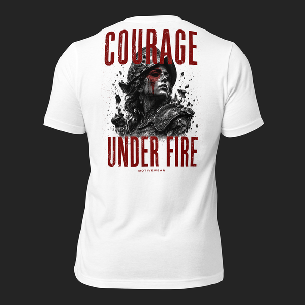 MOTIVEWEAR® Men's "Courage Under Fire" Premium Tee