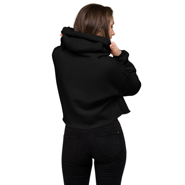 MOTIVEWEAR® "The Gym Dahlia" Cropped Hoodie